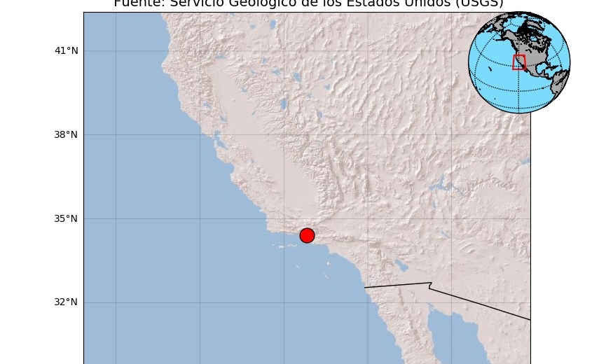 Fuerte Sismo Con Varias Replicas Sacude En Segundos California ...